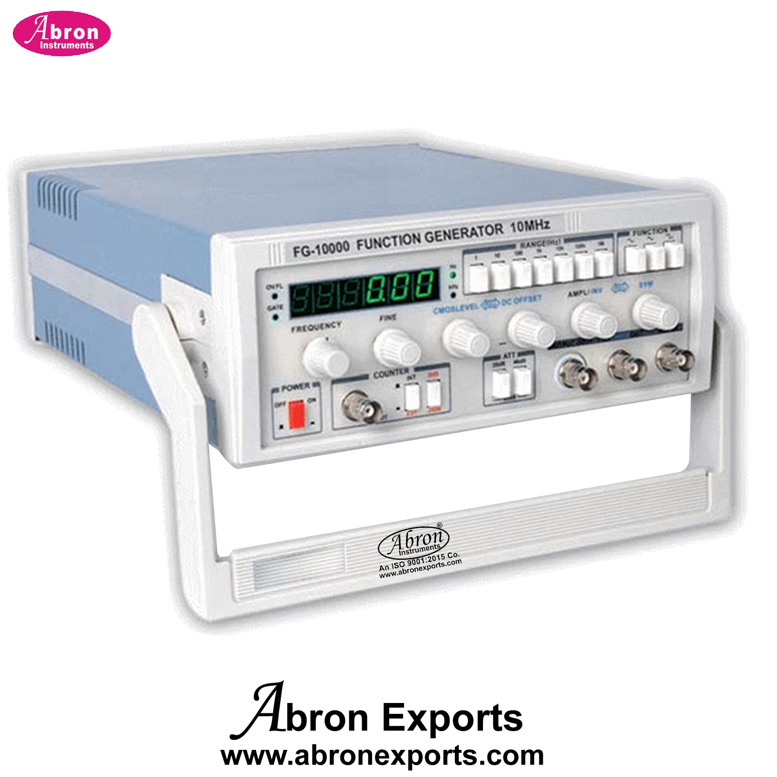Function Generator Digital 10Hz-1MHz Sine, Triangle, Square, Â±Ramp, Â±Pulse TTL/CMOS and OUTPUT synchronous output With digital frequency counter 1Hz-300MHz AE-1353-A1D